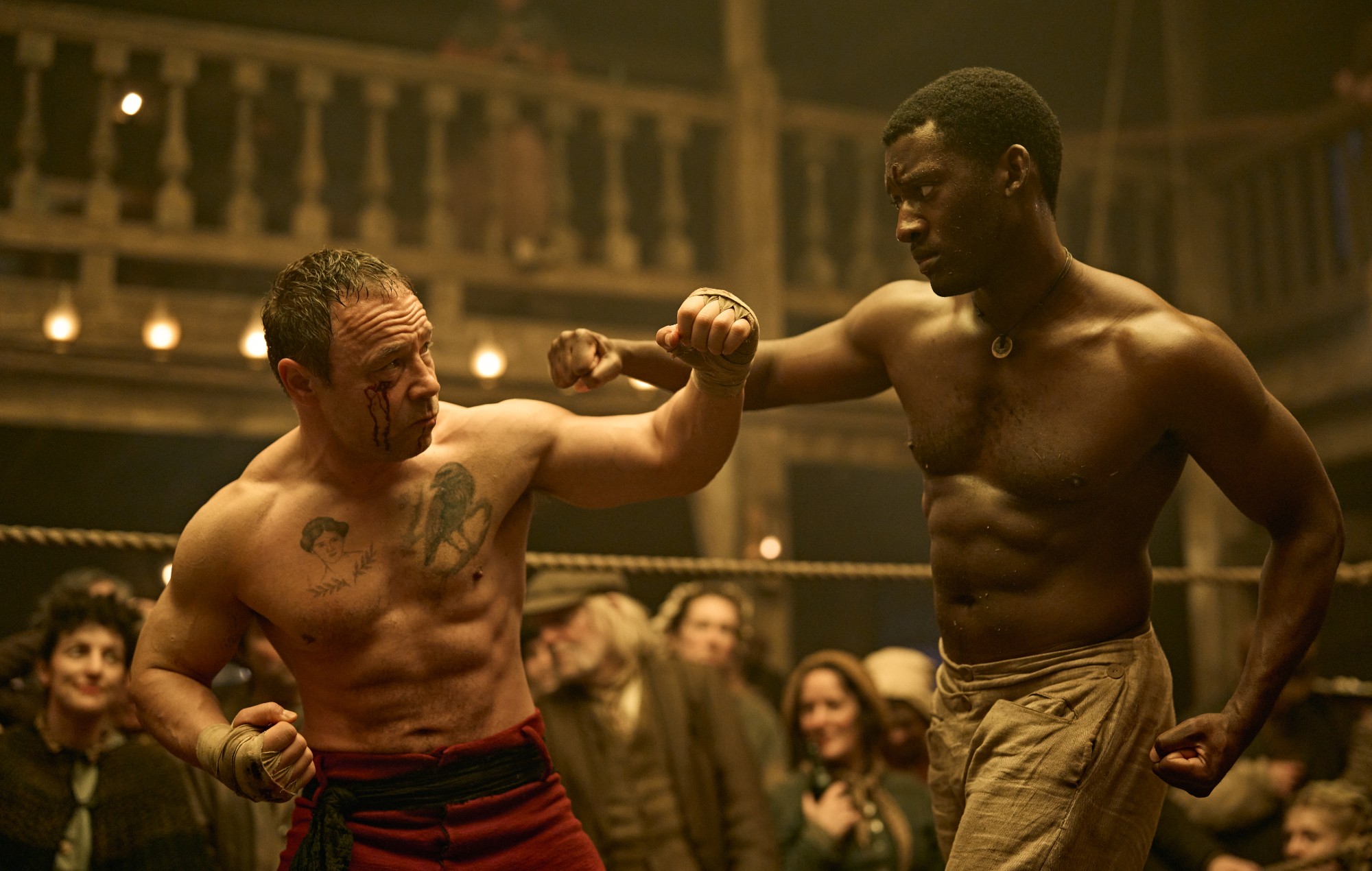 Stephen Graham and Malachi Kirby in 'A Thousand Blows'.