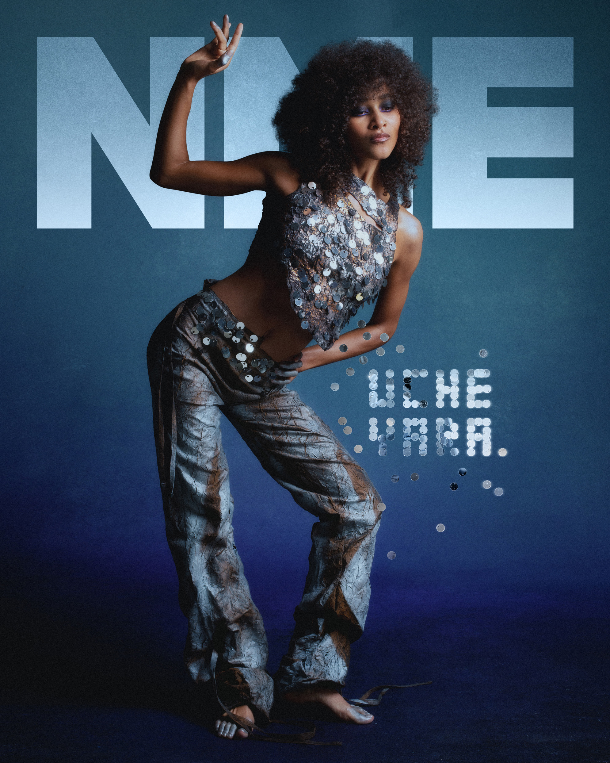 Uche Yara on The Cover of NME (2026), photo by Tom J. Johnson