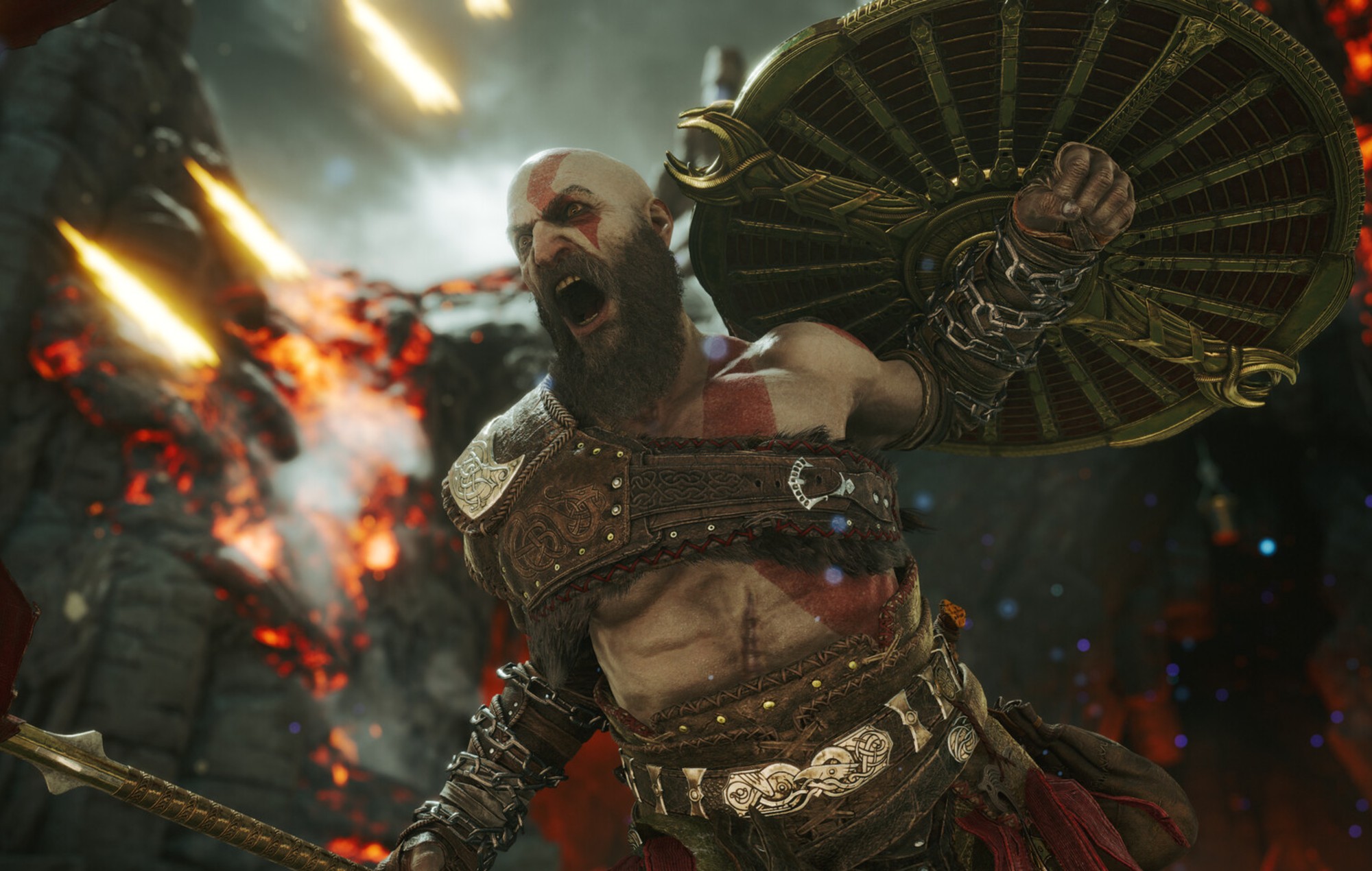 Kratos in 'God Of War: Ragnarök'.