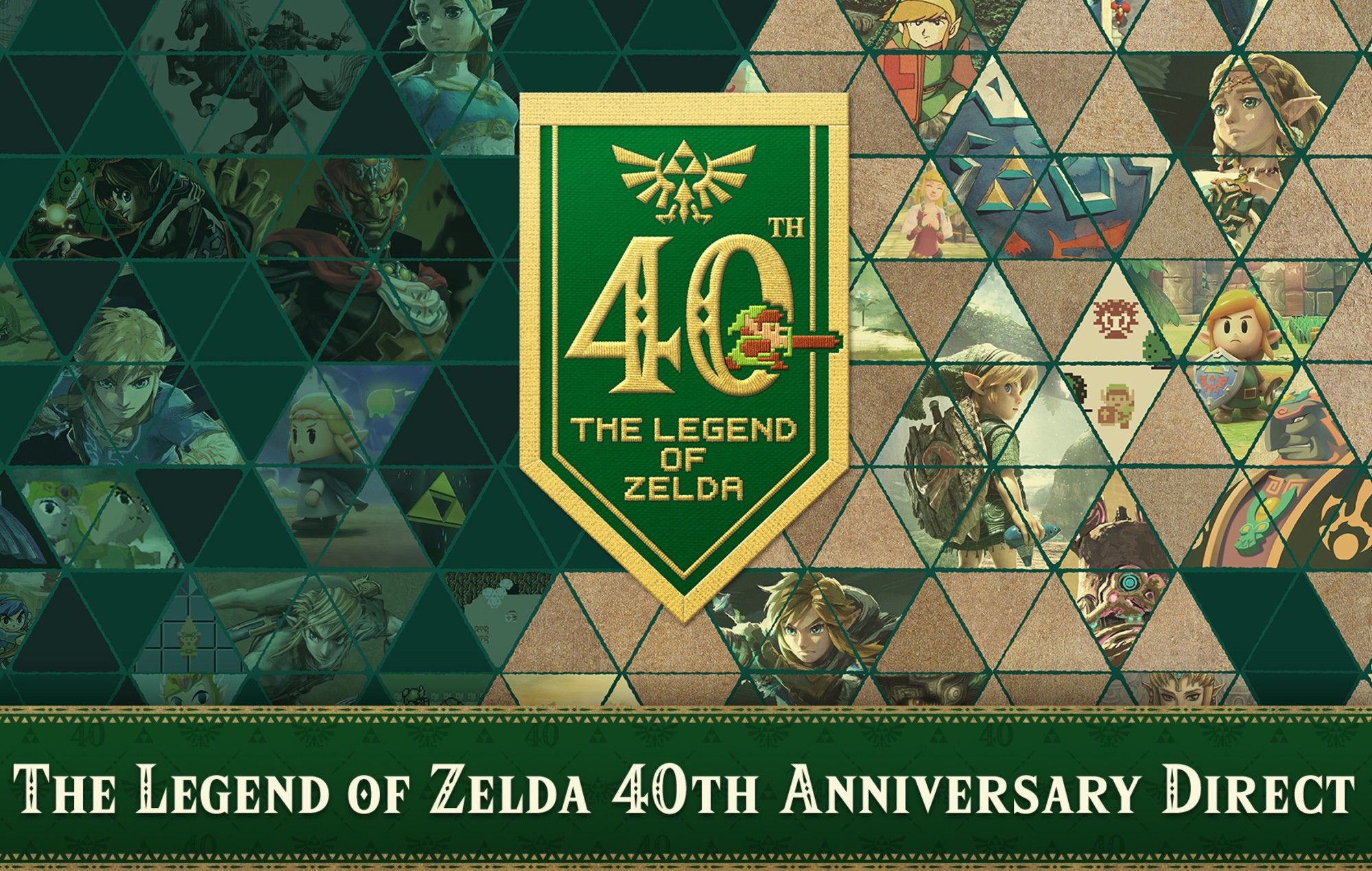 'The Legend Of Zelda' 40th anniversary Direct artwork.