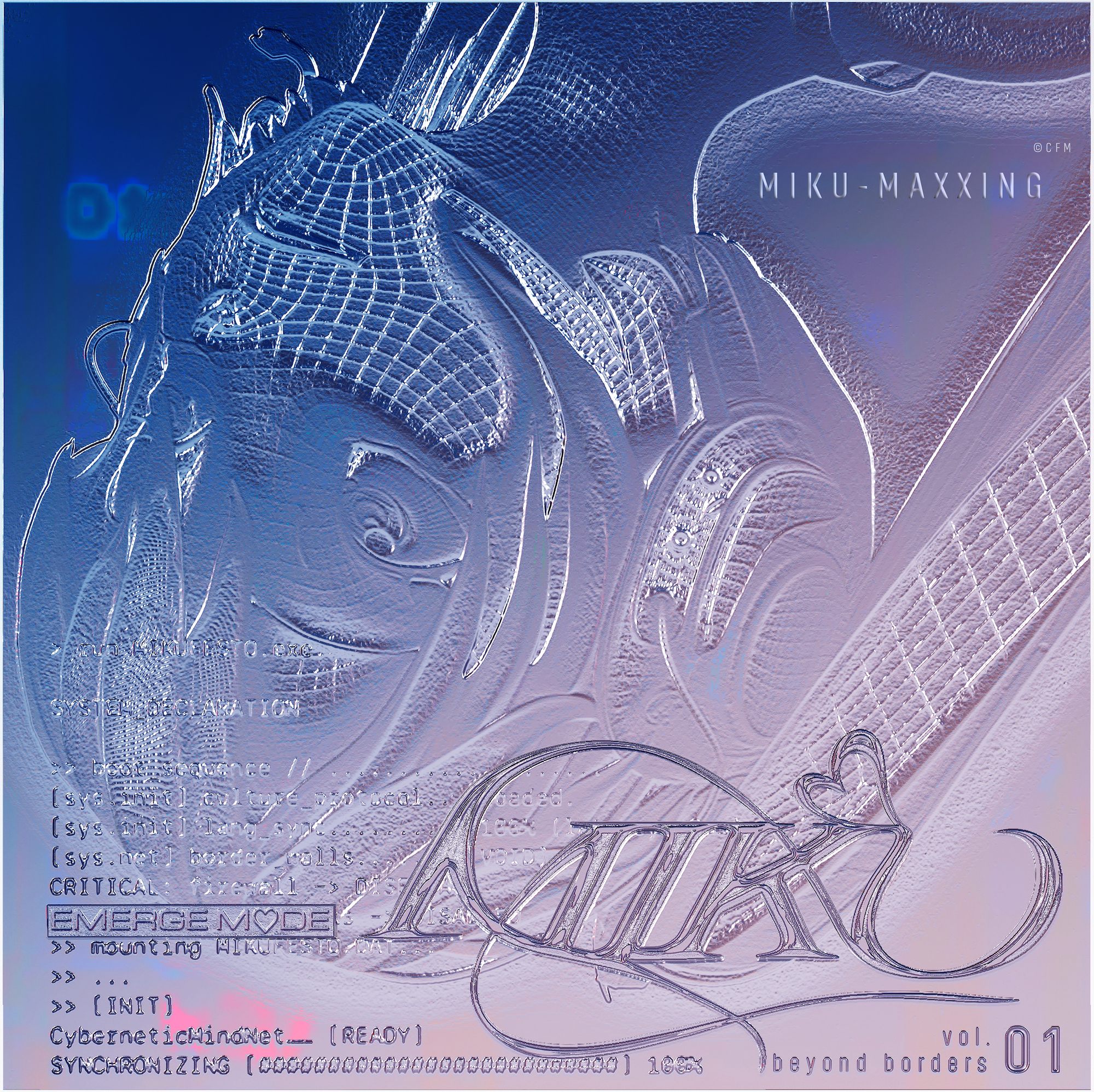 Miku-maxxing artwork