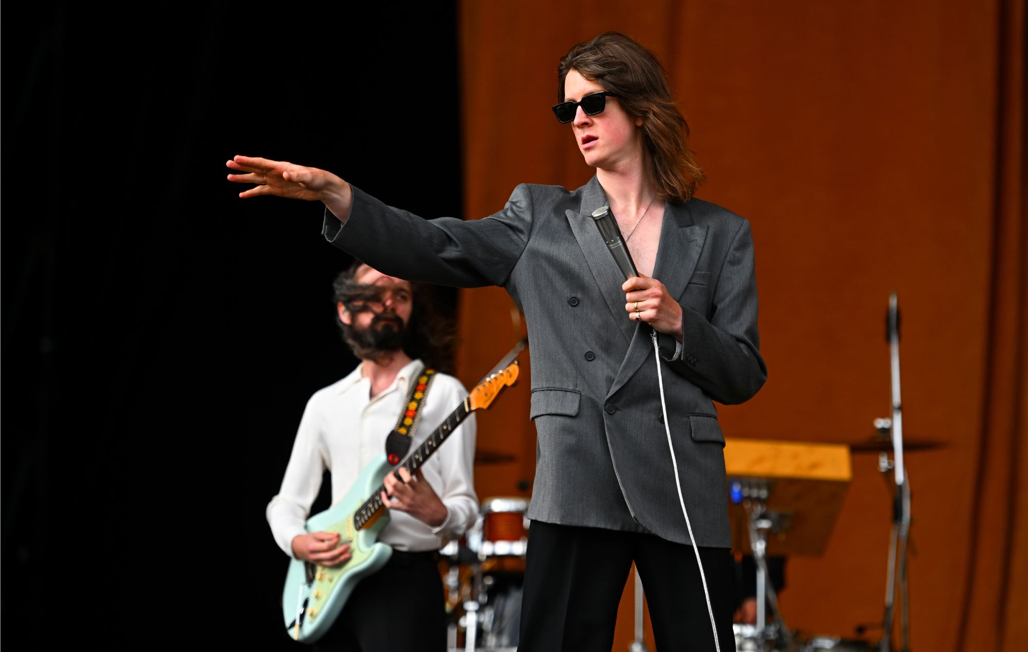 Blossoms' Tom Ogden live at Leeds Festival 2026 (Photo by Matthew Baker/Getty Images)