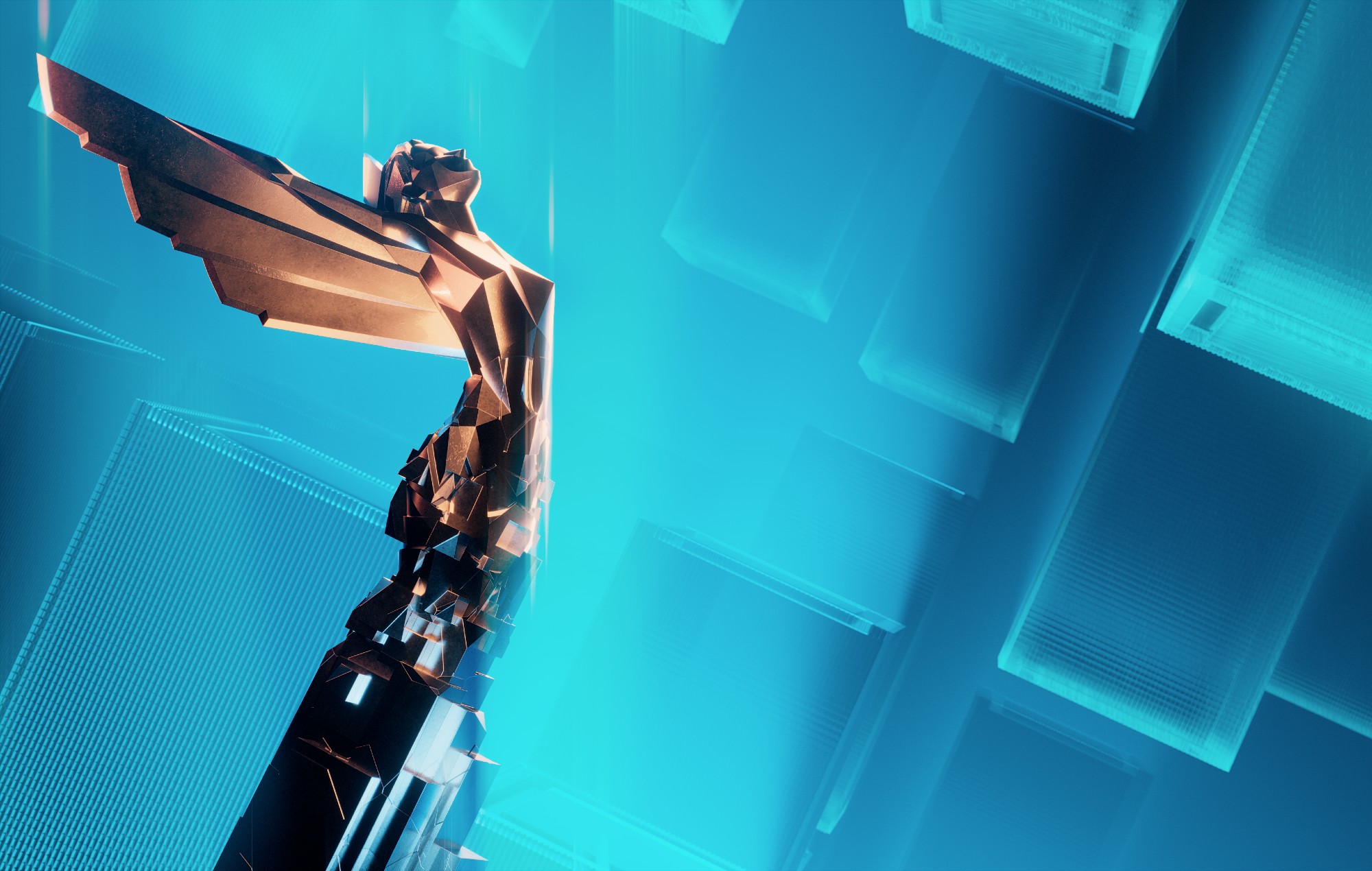 The Game Awards 2025 trophy.