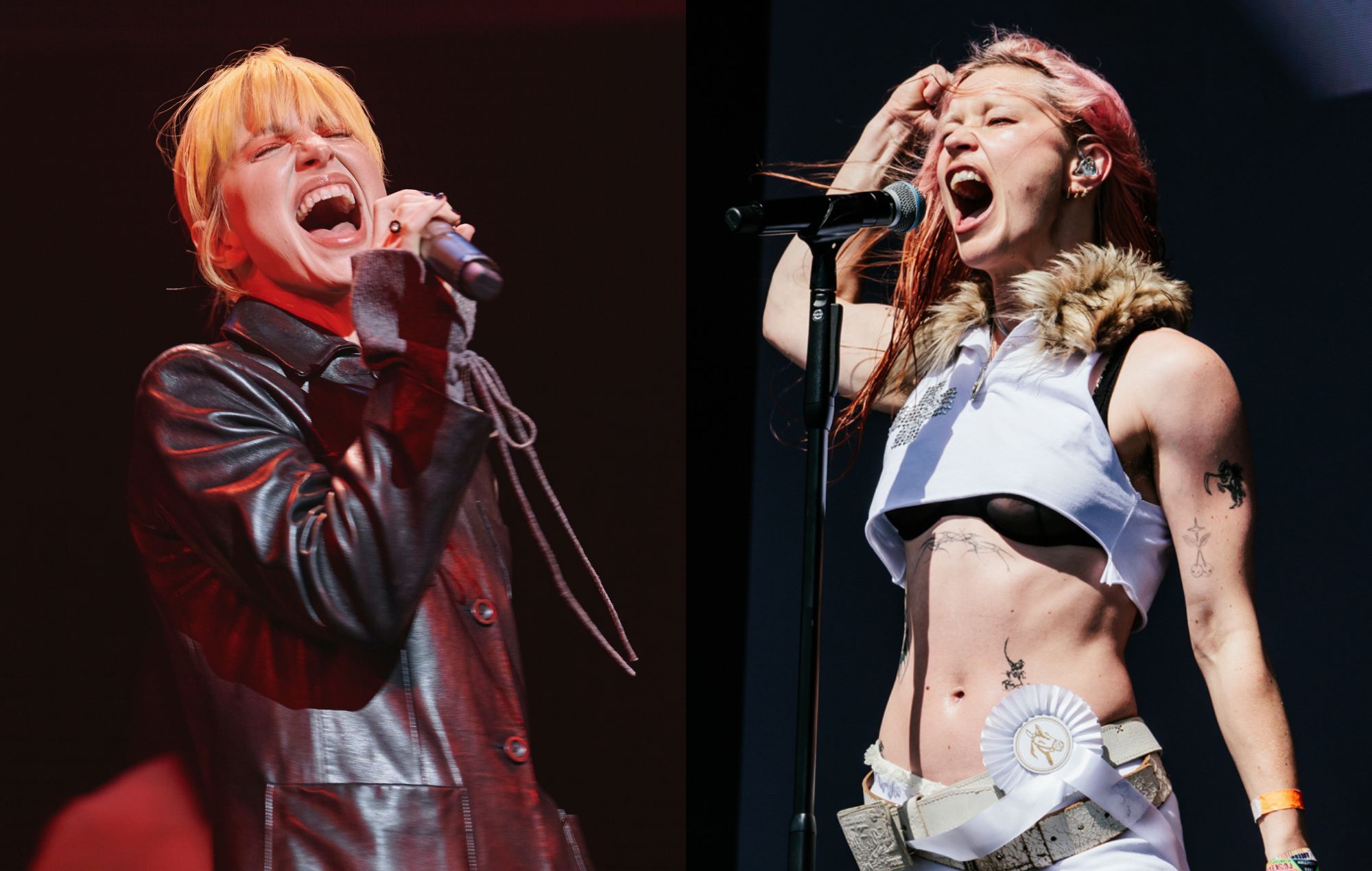 Hayley Williams and Rhian Teasdale