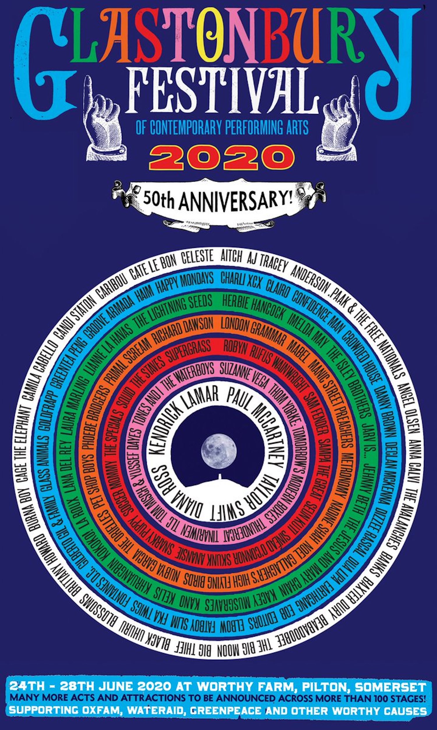 Glastonbury 2020 poster