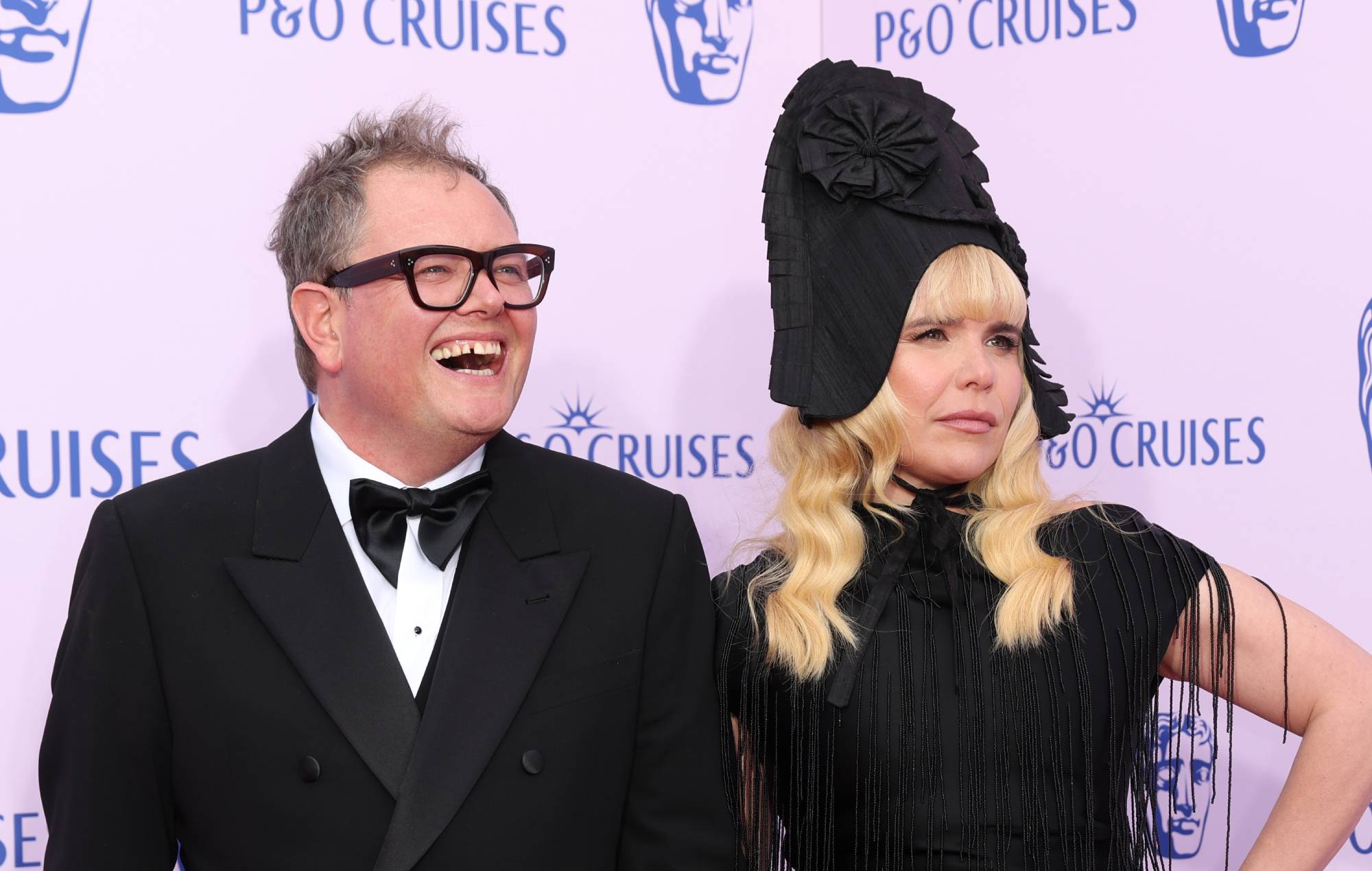 Alan Carr and Paloma Faith at BAFTAs 2026