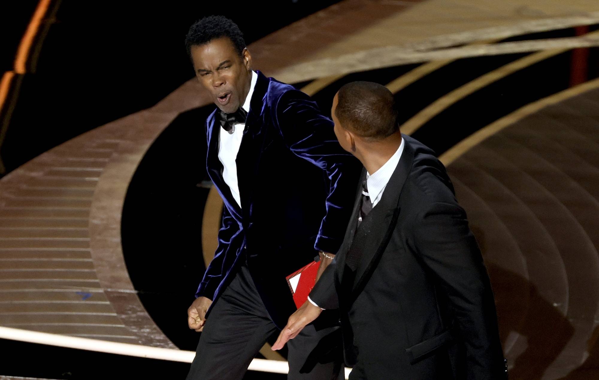 Will Smith slaps Chris Rock