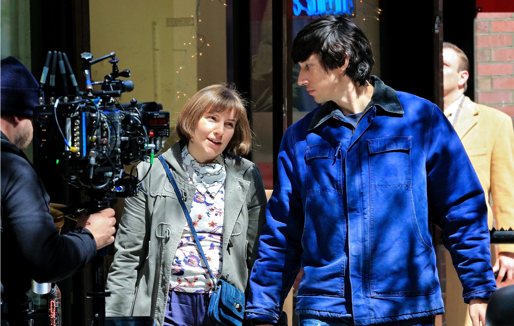 Lena Dunham and Adam Driver