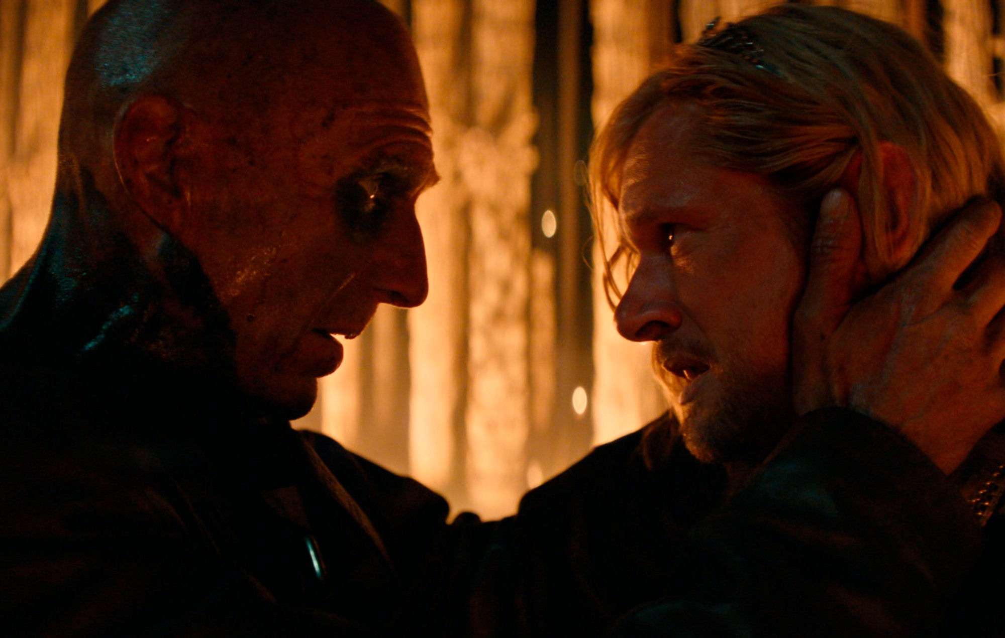 Ralph Fiennes and Jack O’Connell on '28 Years Later: The Bone Temple'.