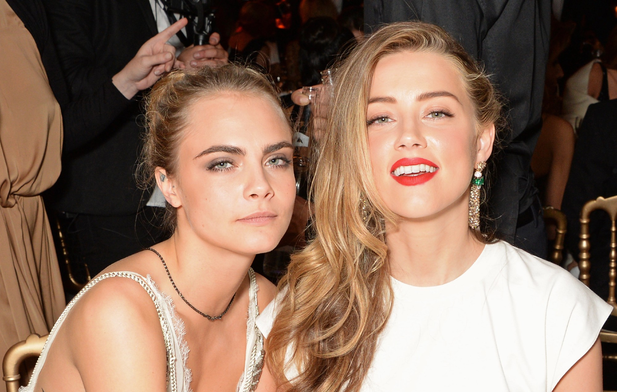 Cara Delevigne Amber Heard