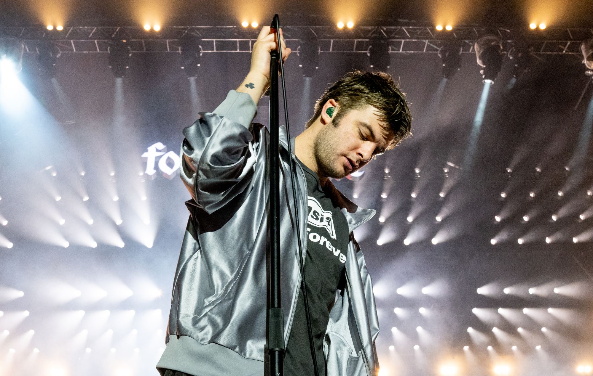 Grian Chatten of Fontaines D.C. at Wythenshawe Park, 2025 (Photo by Shirlaine Forrest/WireImage)