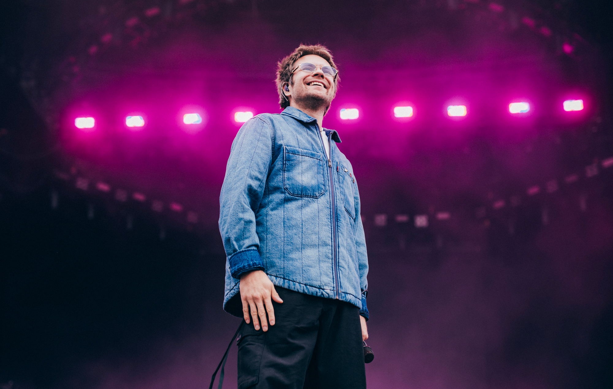 Enter Shikari perform at Reading Festival 2025. CREDIT: Derek Bremner for NME