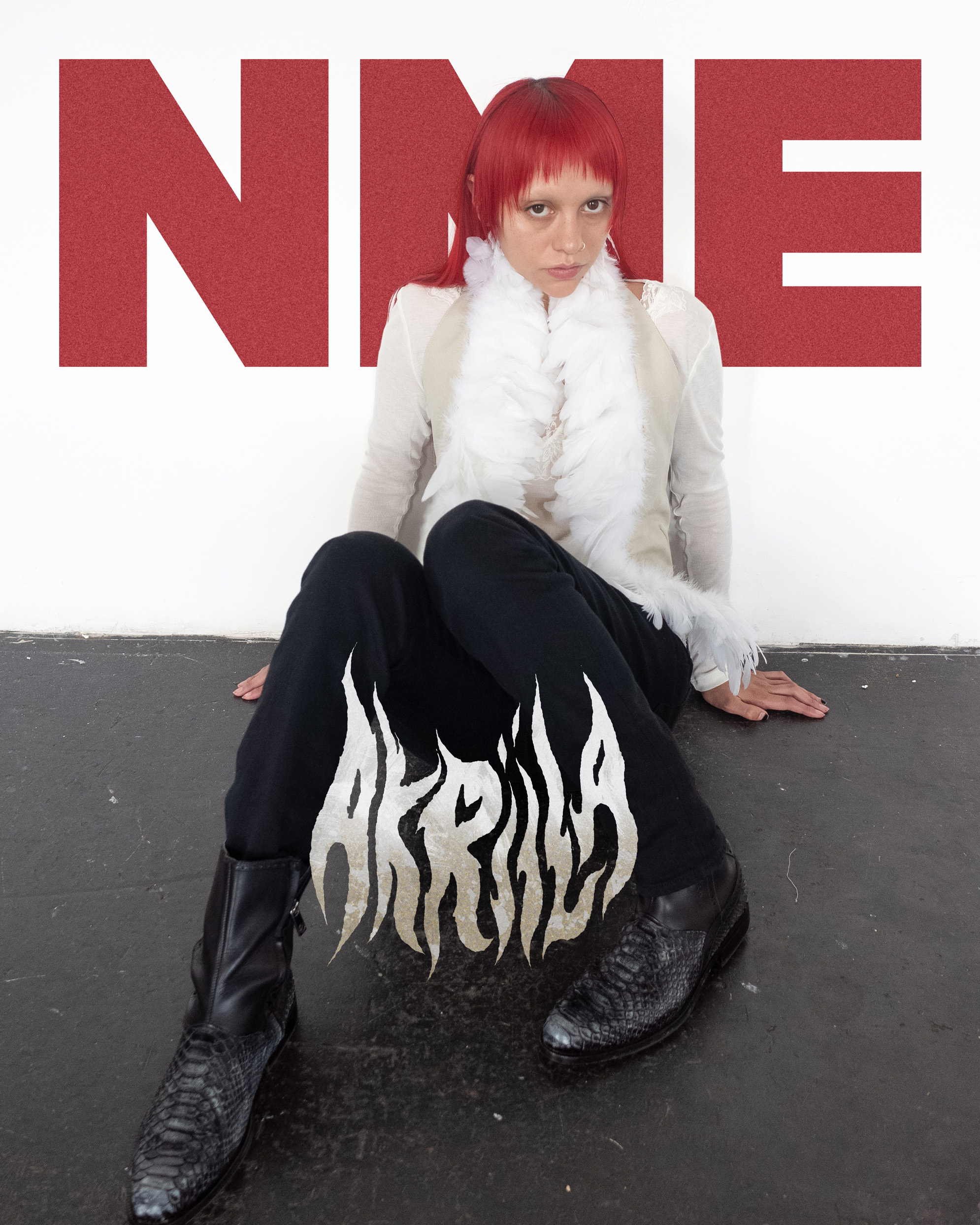 Akriila on The Cover of NME (2026), photo by Lo Harley