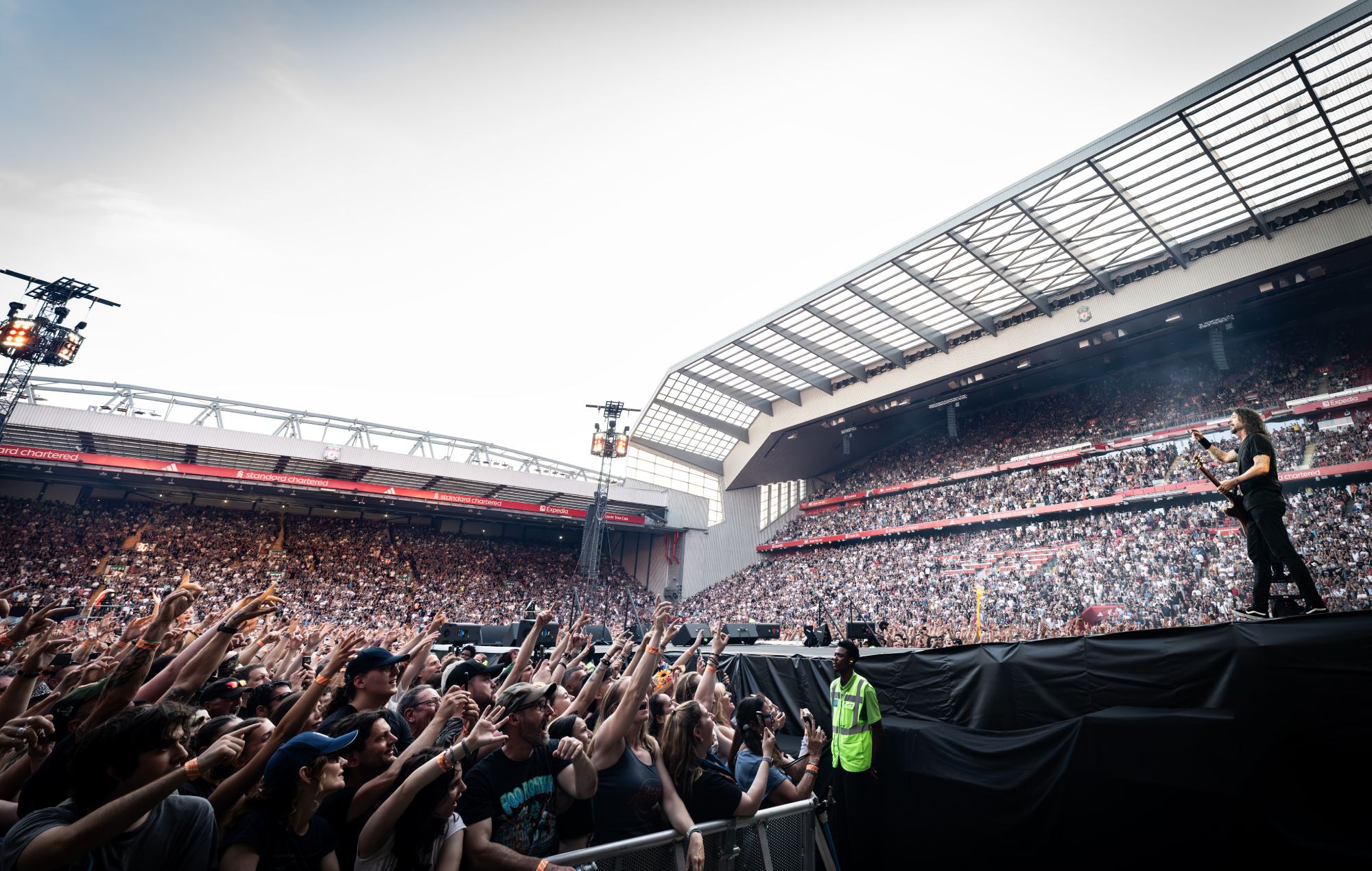 Foo Fighters live at Anfield Stadium, Liverpool, 2026. Credit: Andi K Taylor