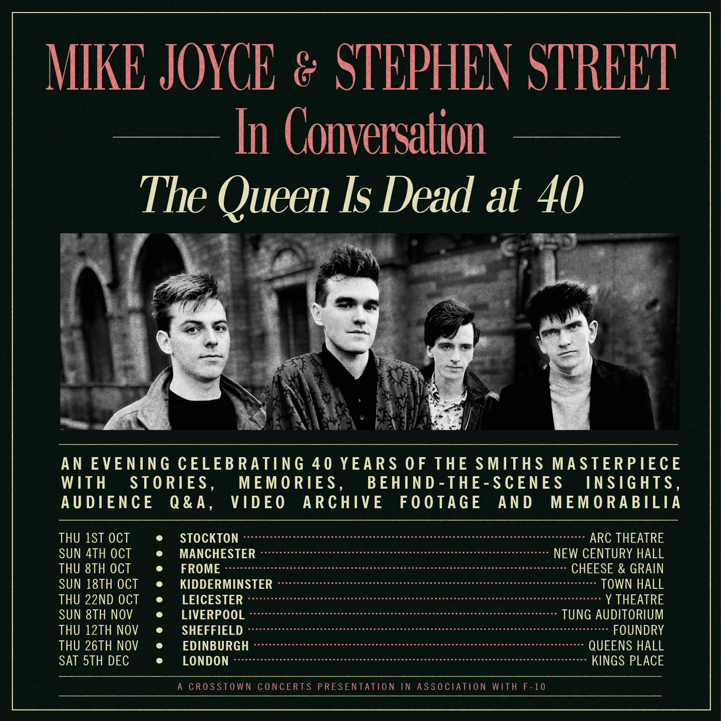 Mike Joyce and Stephen Street – In Coversation: 'The Queen Is Dead' at 40