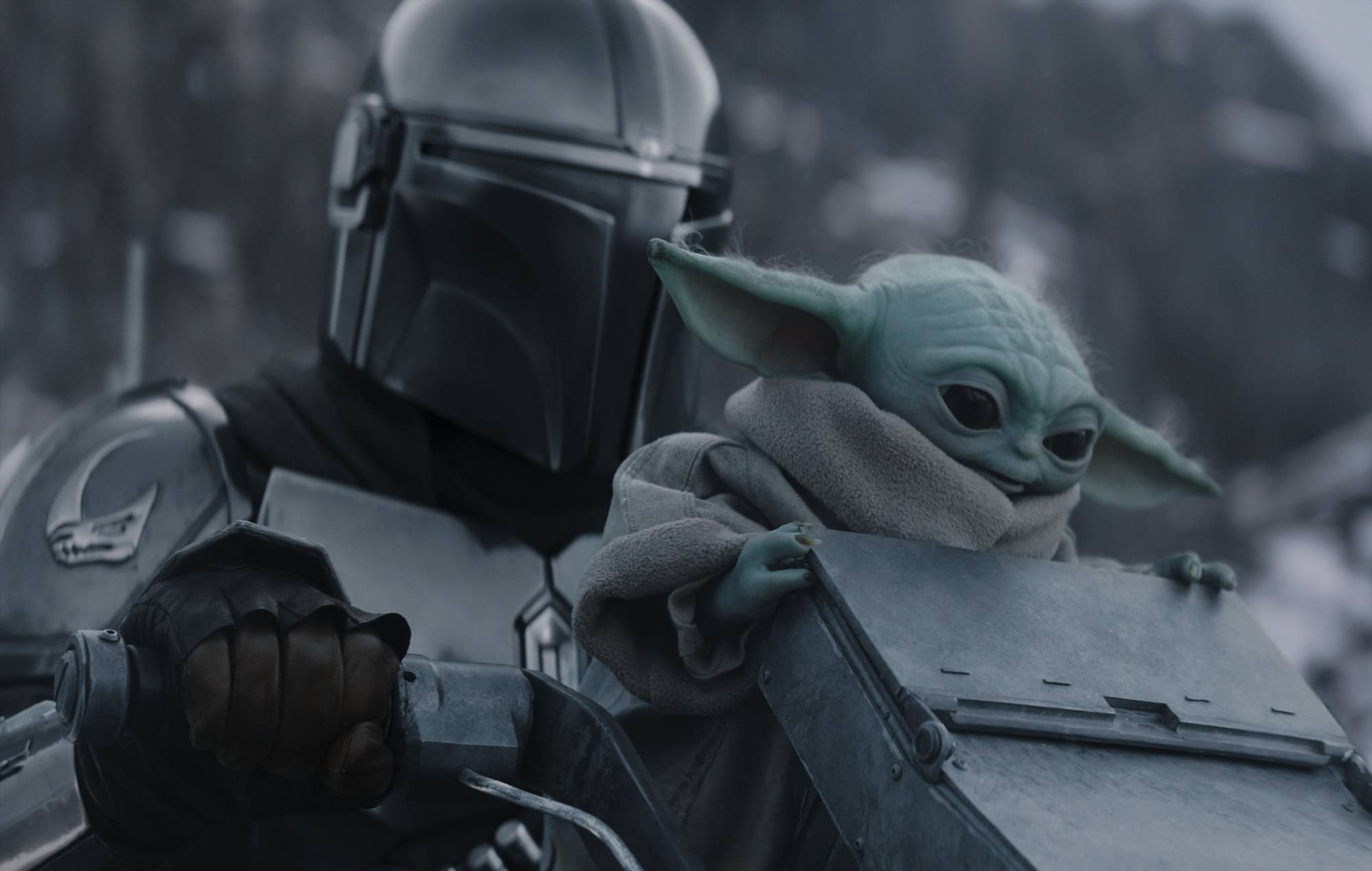 The Mandalorian And Grogu still