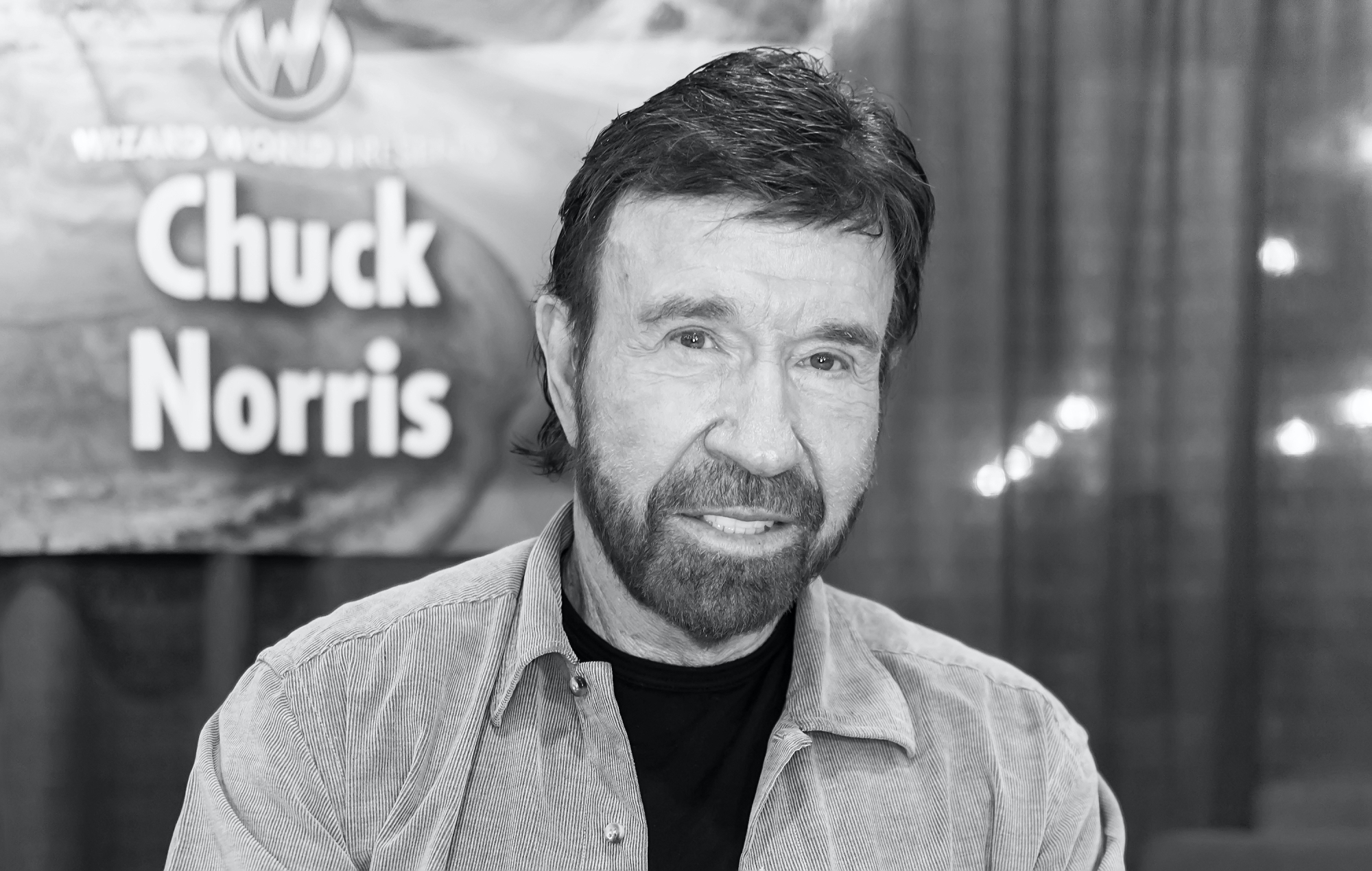 Chuck Norris in 2017, photo by Gilbert Carrasquillo/Getty