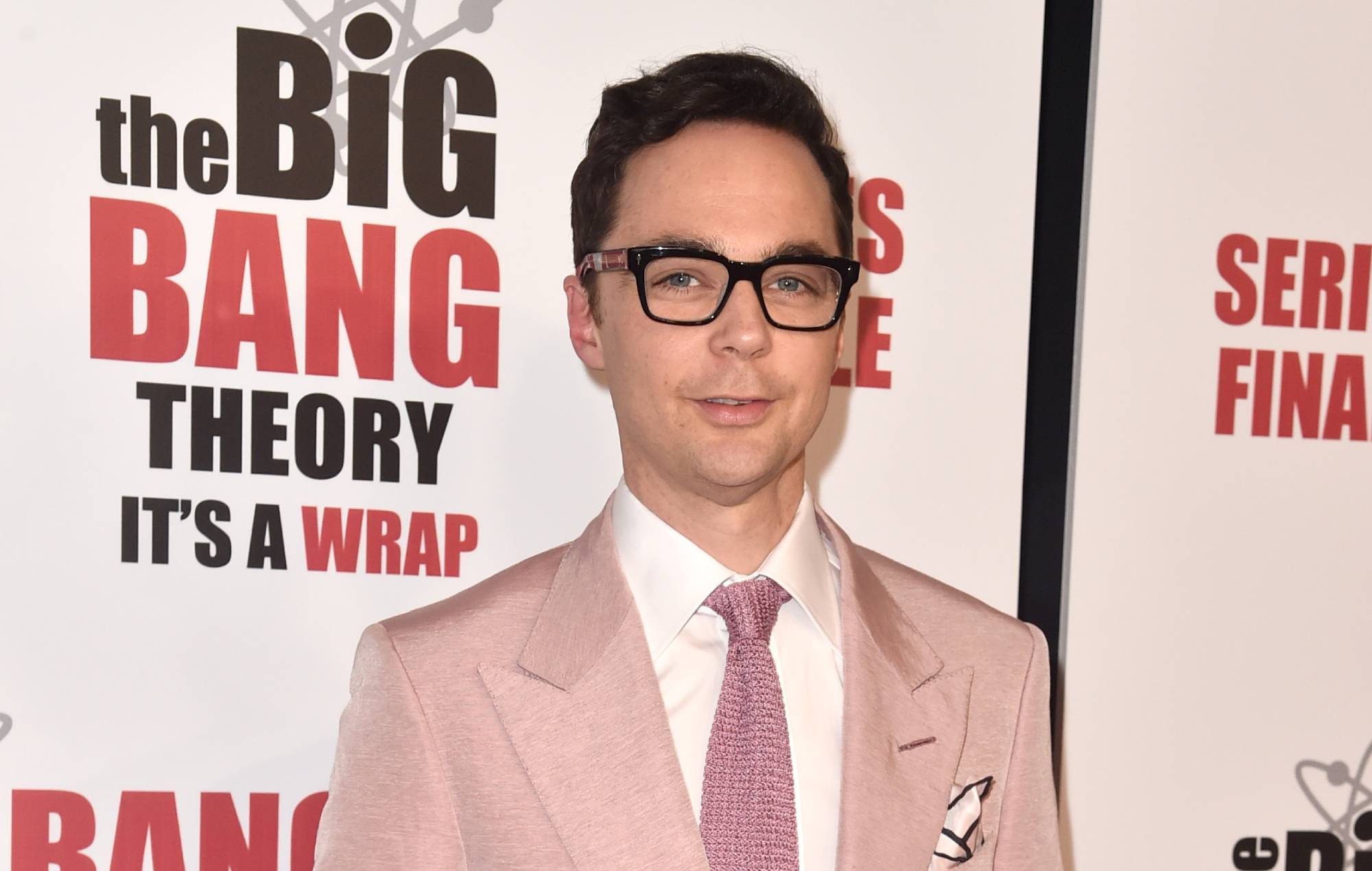 Jim Parsons at the series finale party for 'The Big Bang Theory'