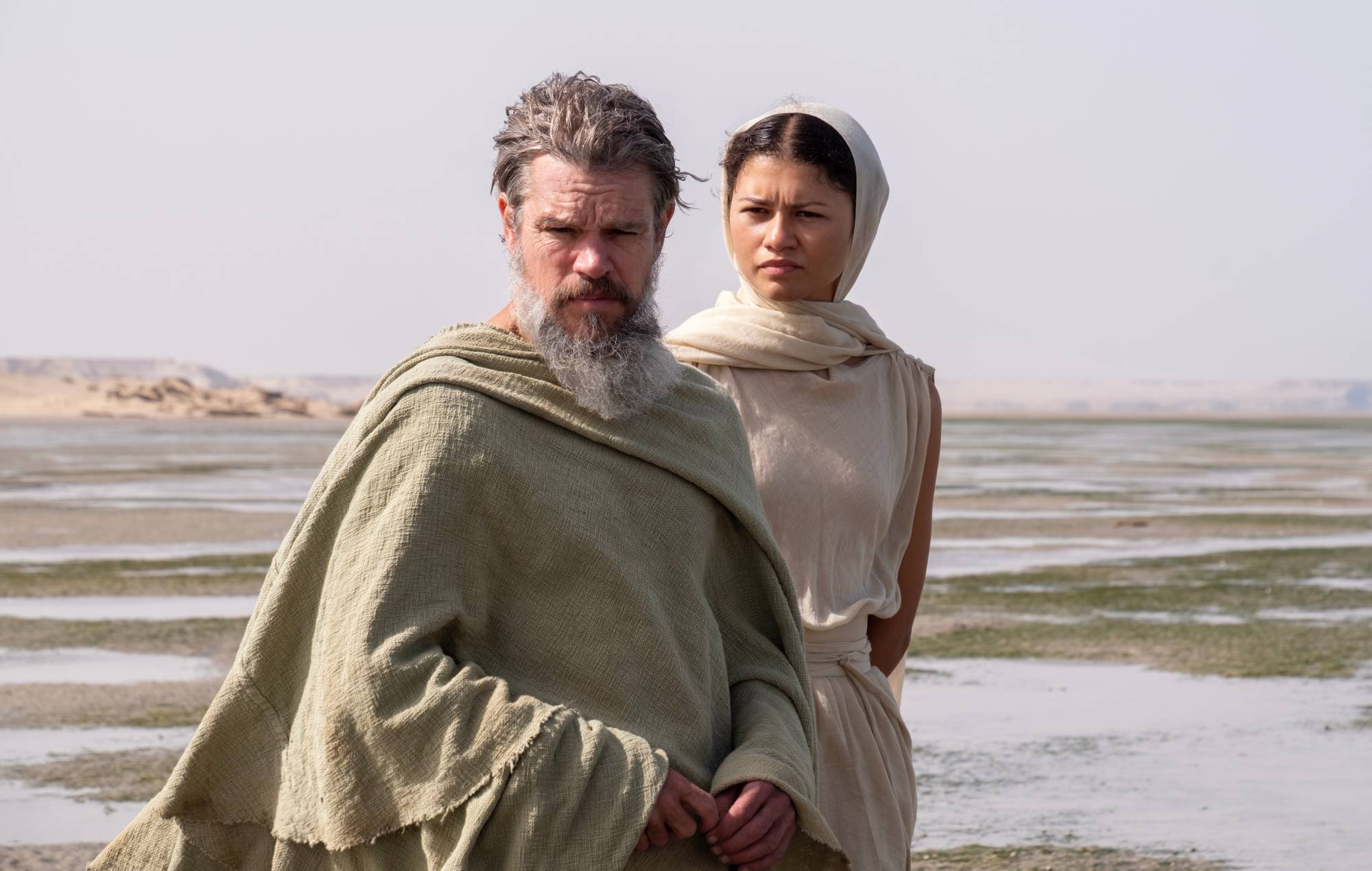 Matt Damon and Zendaya in 'The Odyssey'