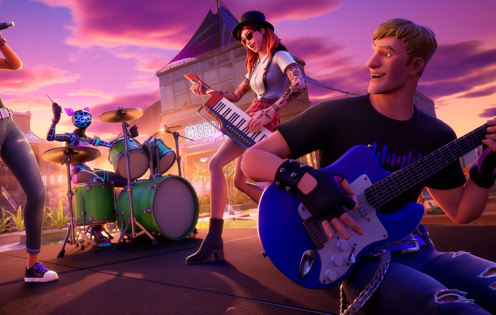 A screenshot of Fortnite Festival