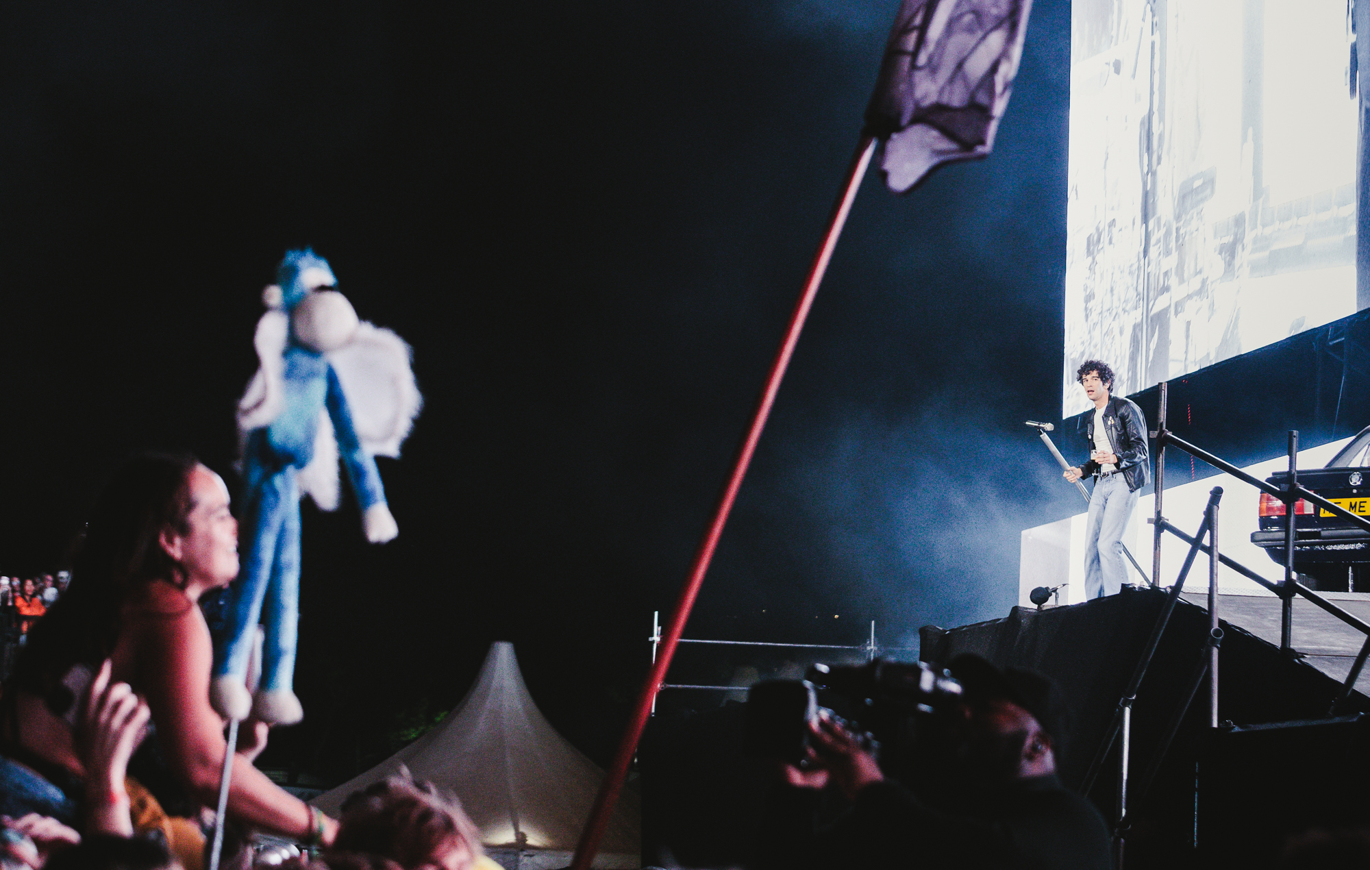 The 1975 performing at Glastonbury 2025, photo by Andy Ford