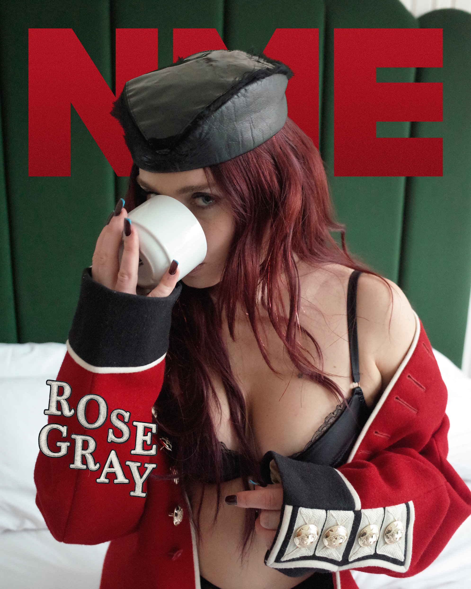 Rose Gray on The Cover of NME (2025), photo by Lo Harley