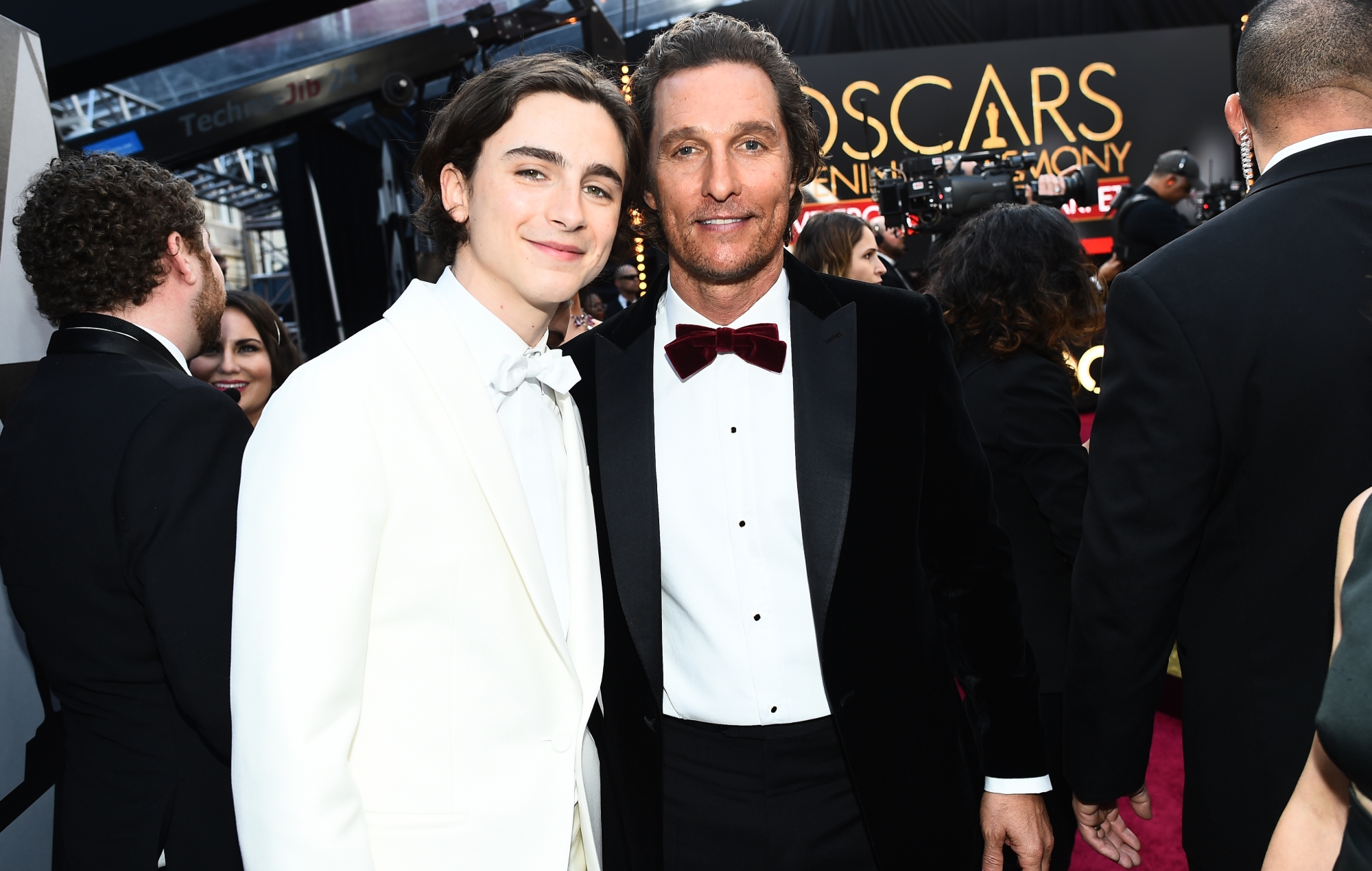 Timothee Chalamet and Matthew McConaughey