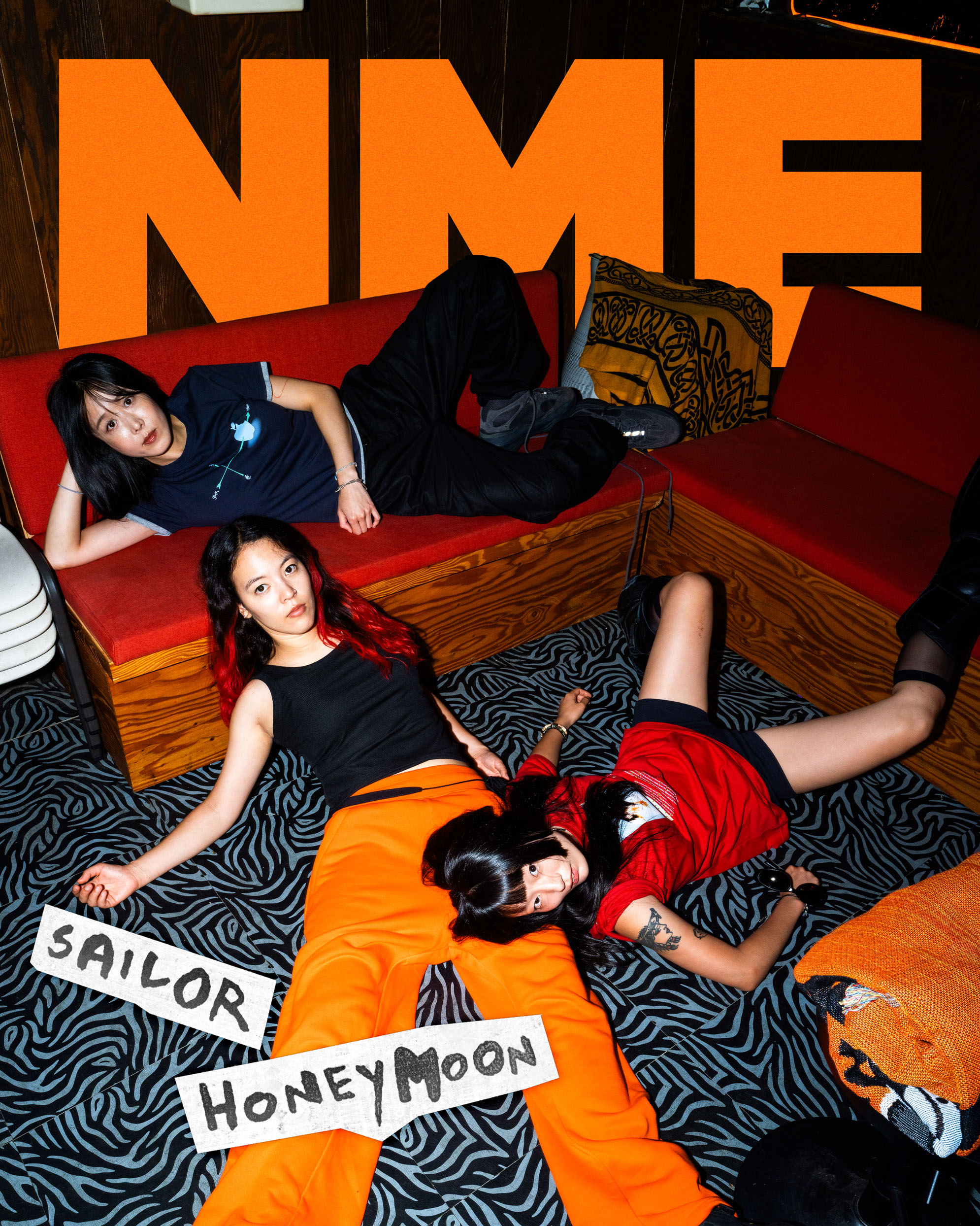 Sailor Honeymoon on The Cover of NME (2026), photo by Annie Chung