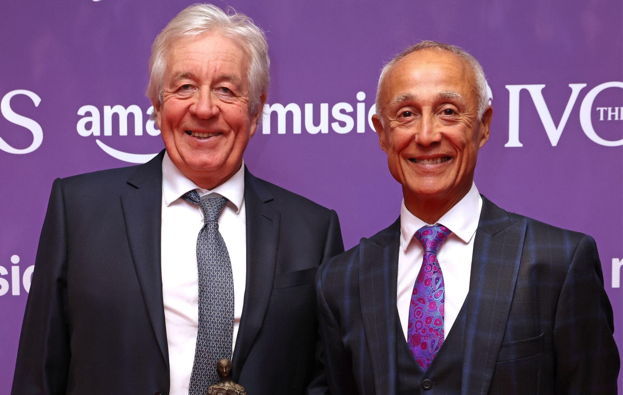 Chris Organ and Andrew Ridgeley, at the 2026 Ivor Novellos