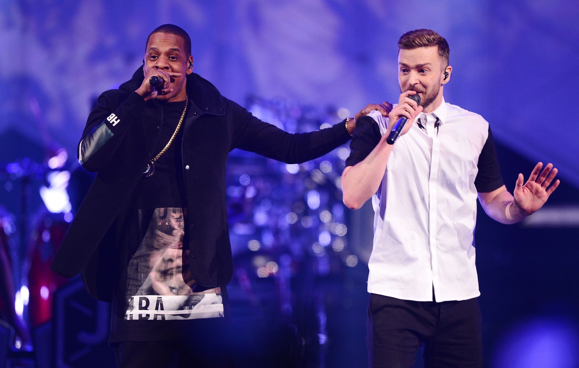 Jay-Z and Justin Timberlake in 2013.