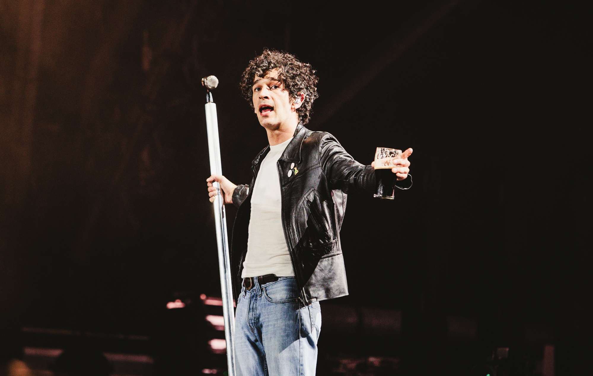 The 1975 performing at Glastonbury 2025, photo by Andy Ford