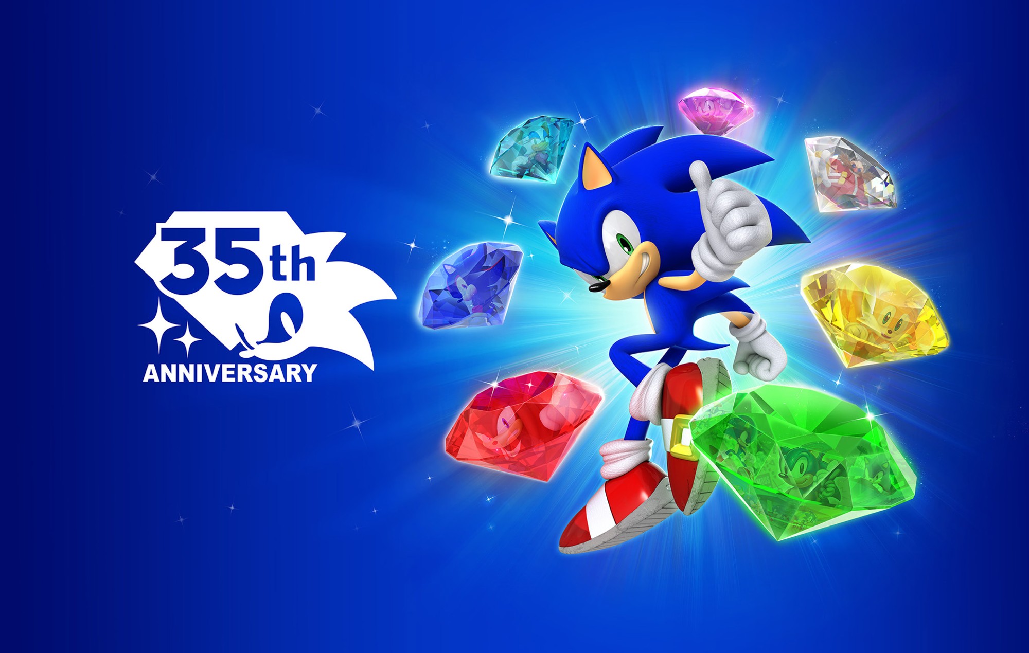'Sonic The Hedgehog' 35th anniversary artwork.