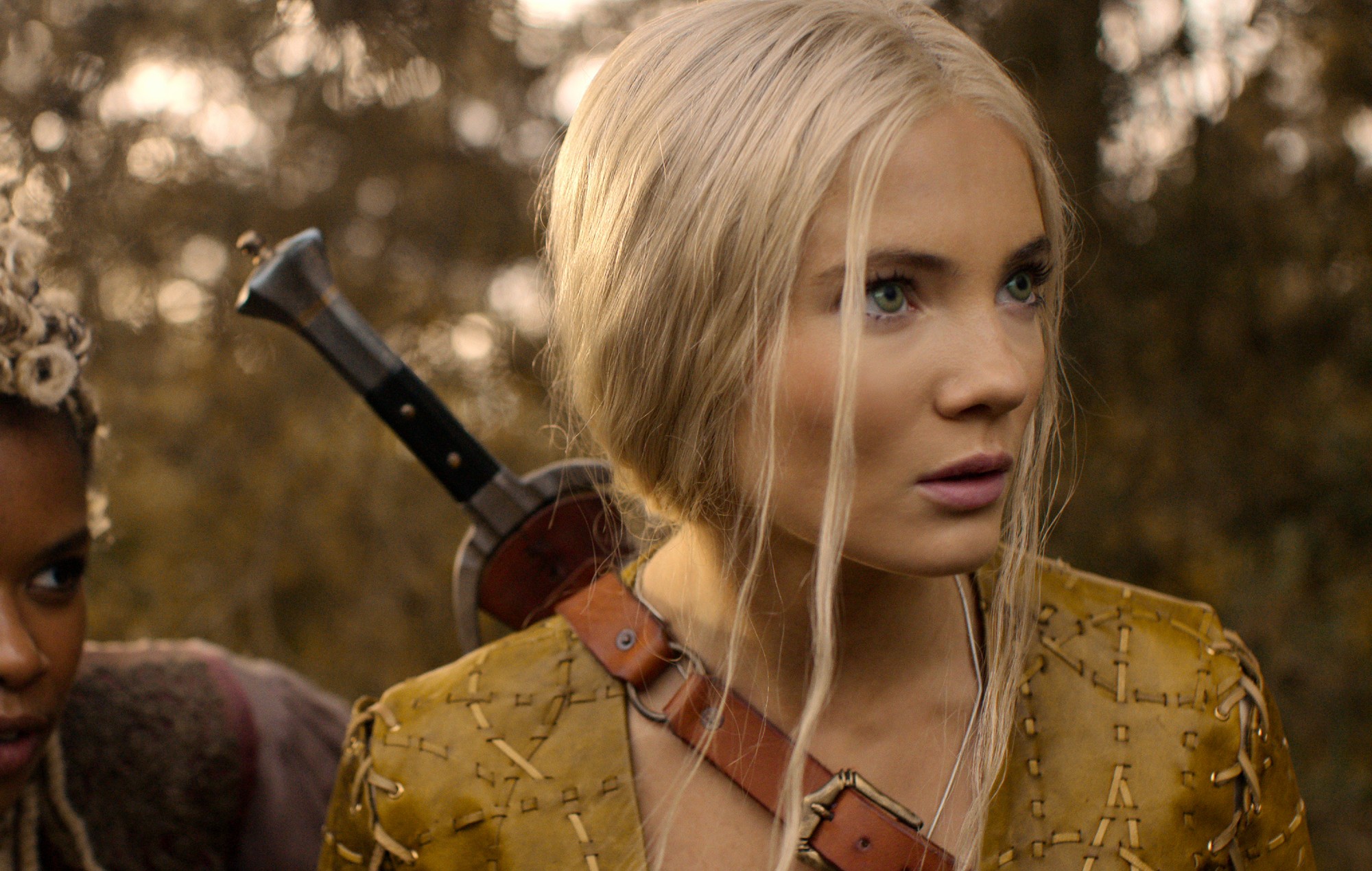 Freya Allan as Ciri in 'The Witcher' season four.