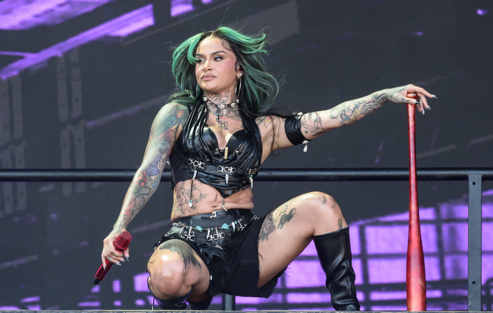 Kehlani performing live on stage, photo by Katja Ogrin/Redferns/Getty