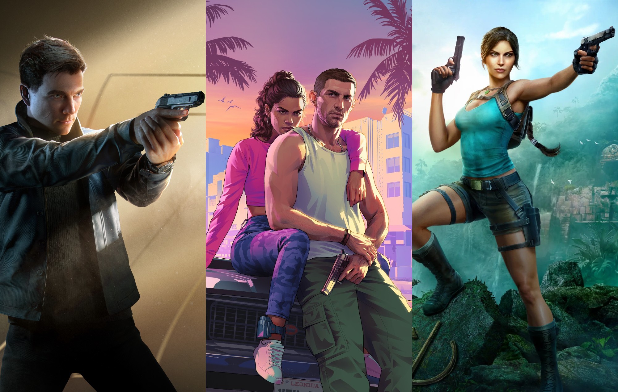 '007 First Light', 'Grand Theft Auto 6', 'tomb Raider: Legacy Of Atlantis'.