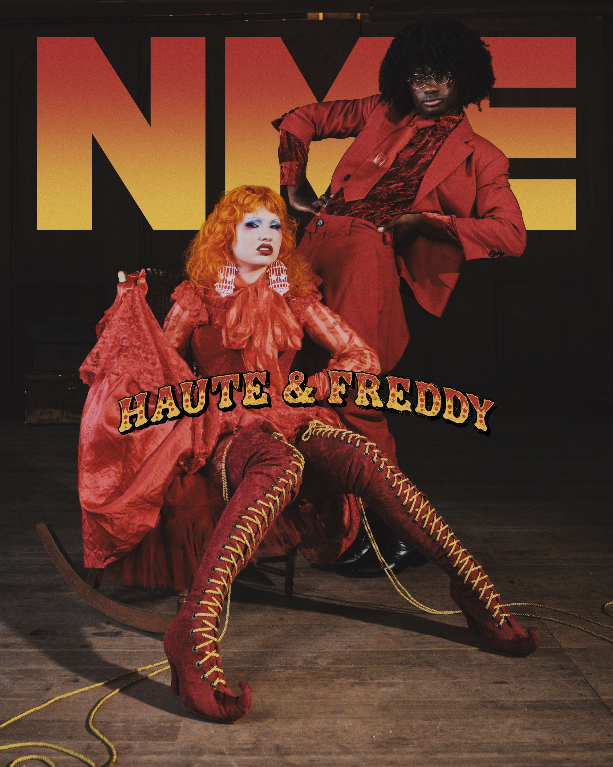 Haute & Freddy on The Cover of NME (2026), photo by Kristen Jan Wong