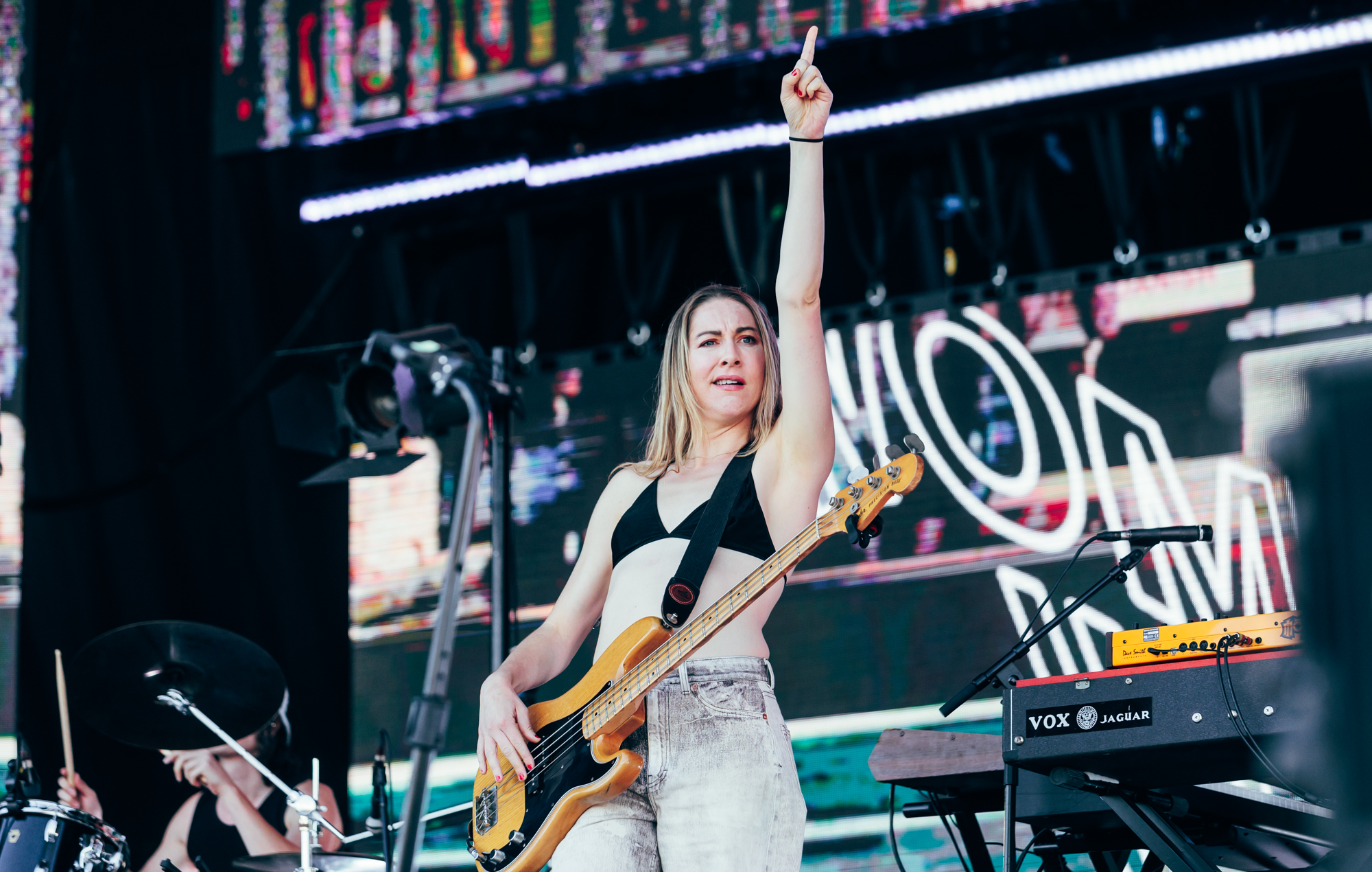 Haim at Mad Cool 2022, photo by Andy Ford