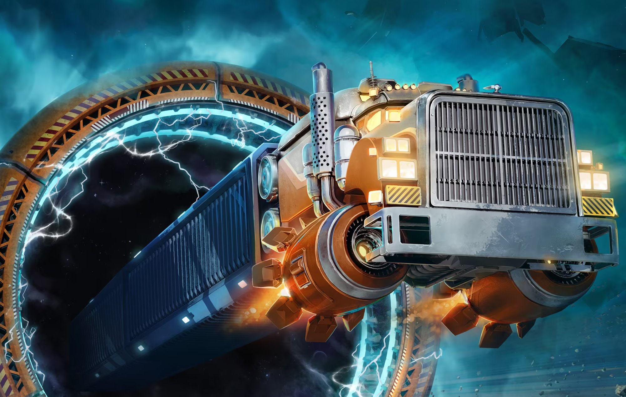 PS Plus September 2026 games: A truck can be seen in space.
