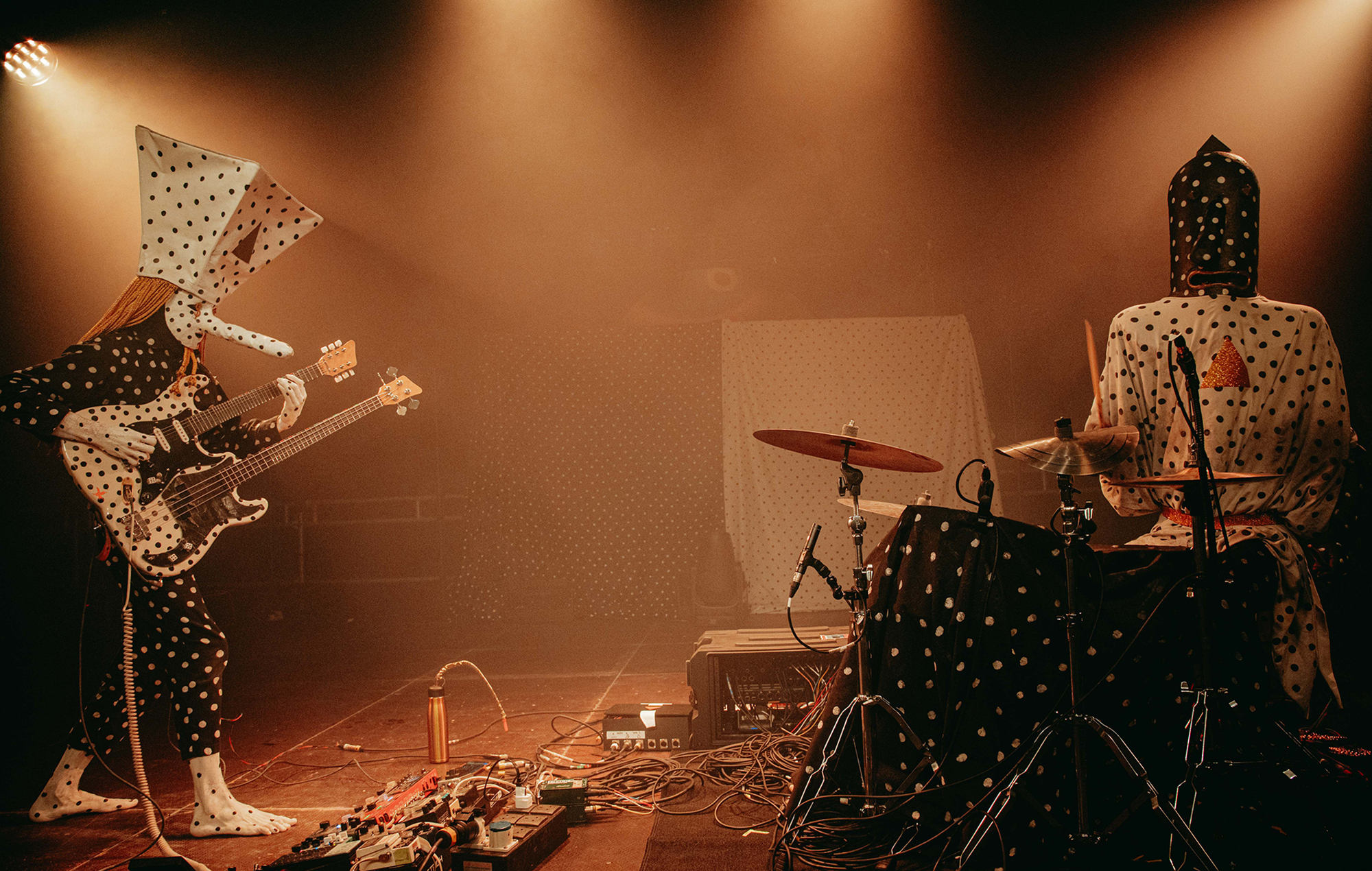 Angine de Poitrine live at the NME Beach stage at The Great Escape 2026. Credit: Chloe Hashemi for NME