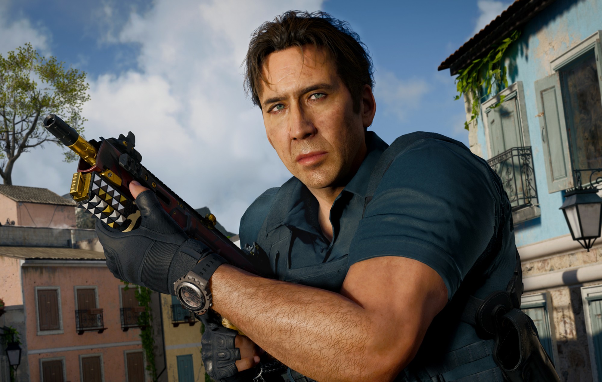 Nicolas Cage in 'Call Of Duty: Black Ops 7'.