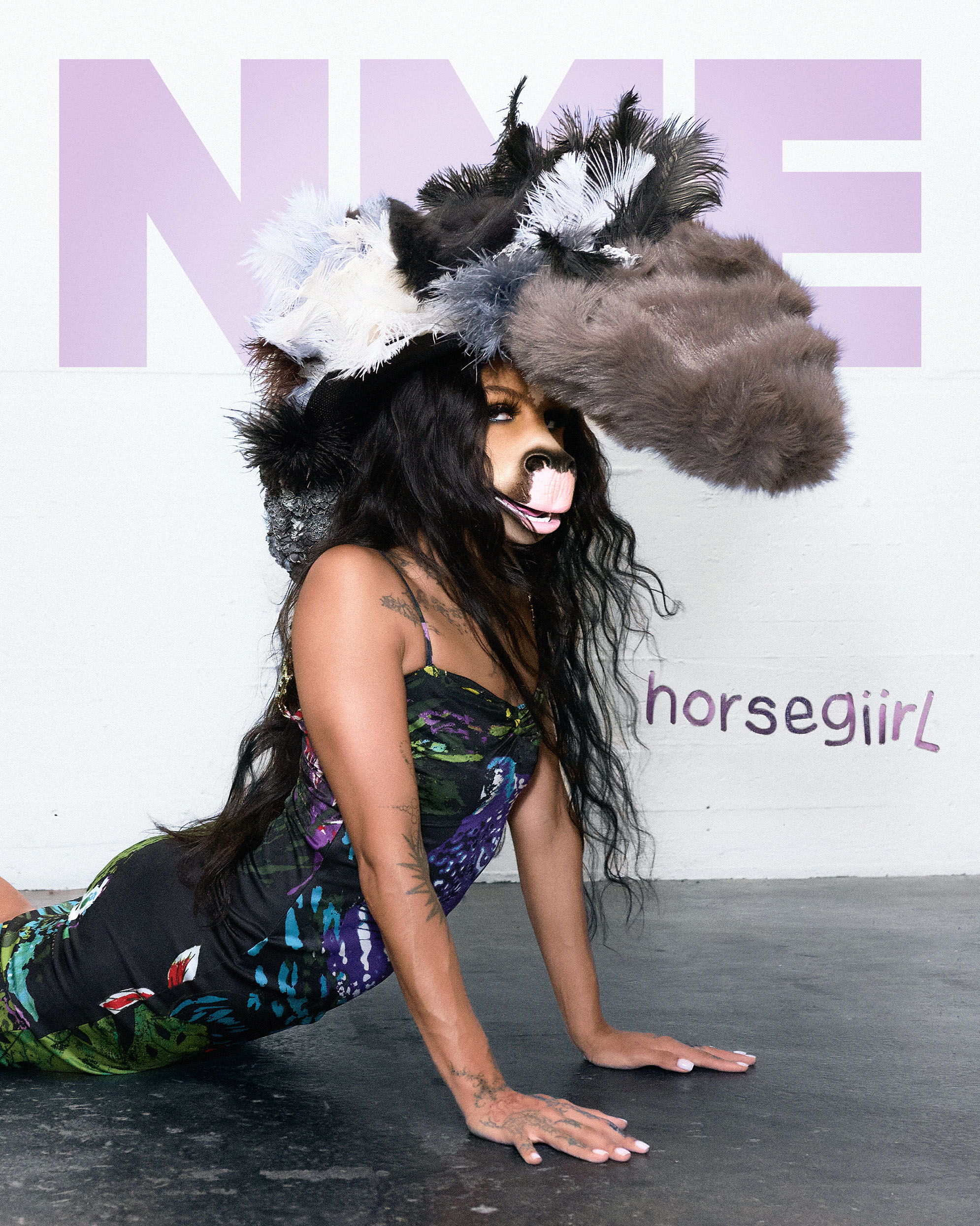 HorsegiirL on The Cover of NME (2026), photo by Michael Anthony Baumann