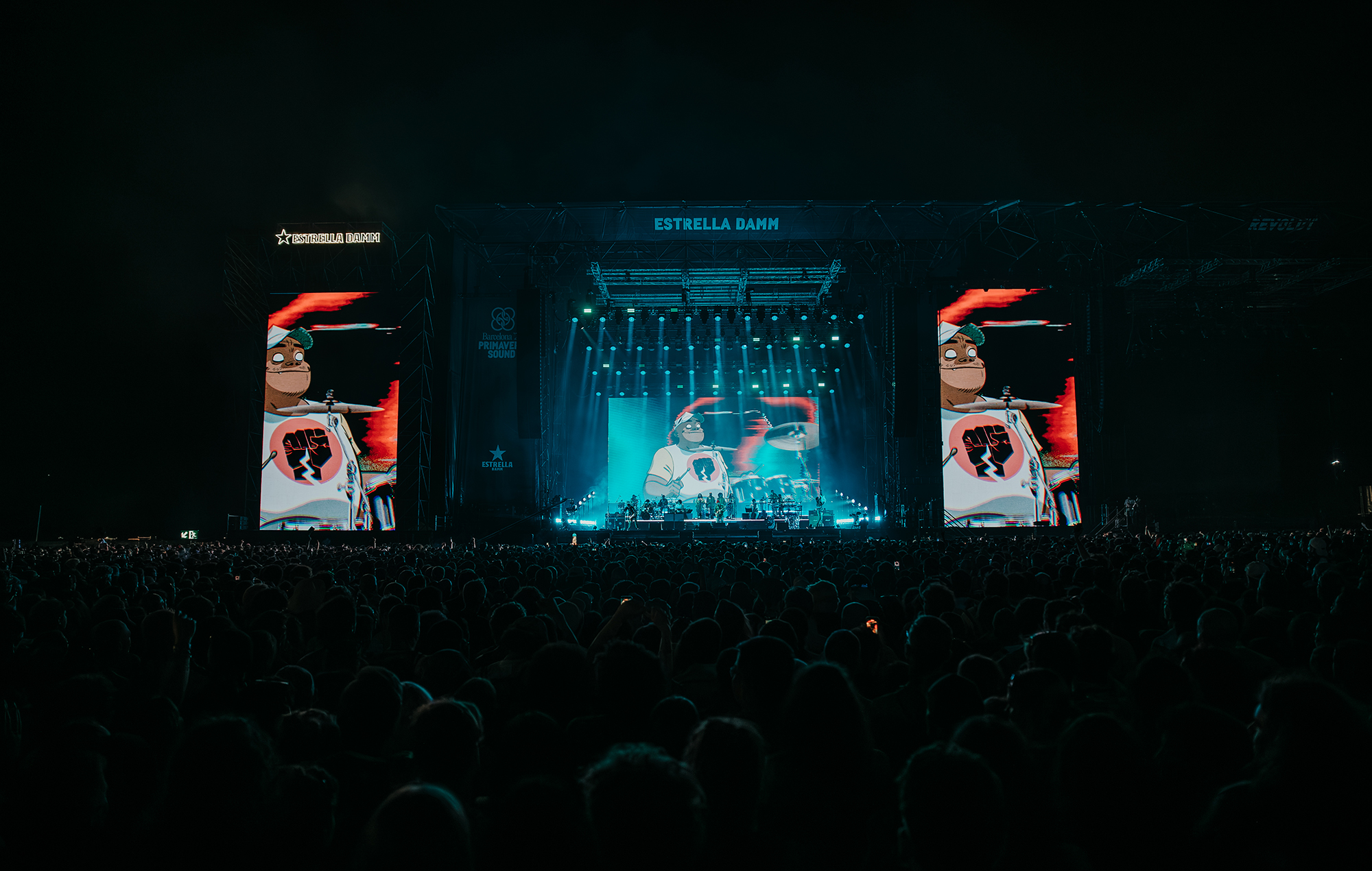 Gorillaz at Primavera Sound Barcelona 2026. Image by Gisela Jane