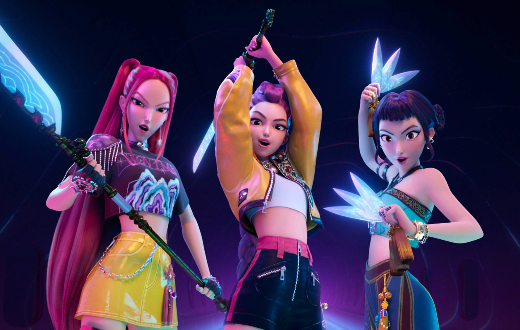 Huntr/x in Netflix's 'KPop Demon Hunters'