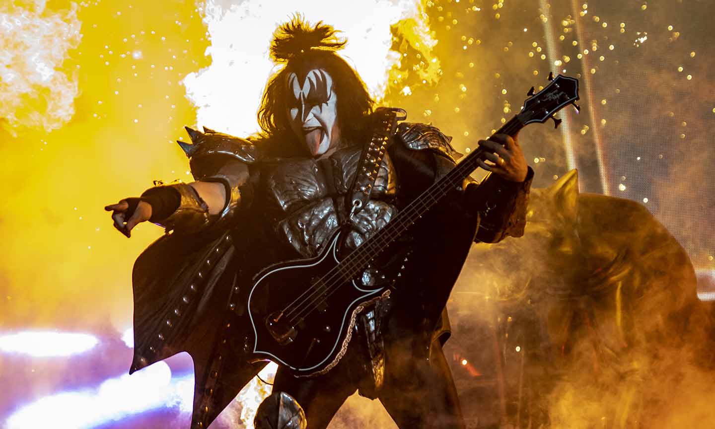 best kiss live shows header image of gene simmons