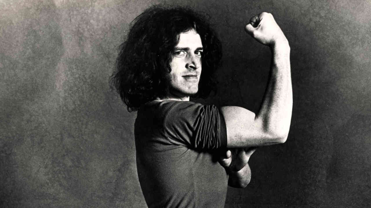 Joe Cocker posing for a photograph in the mid-1970s