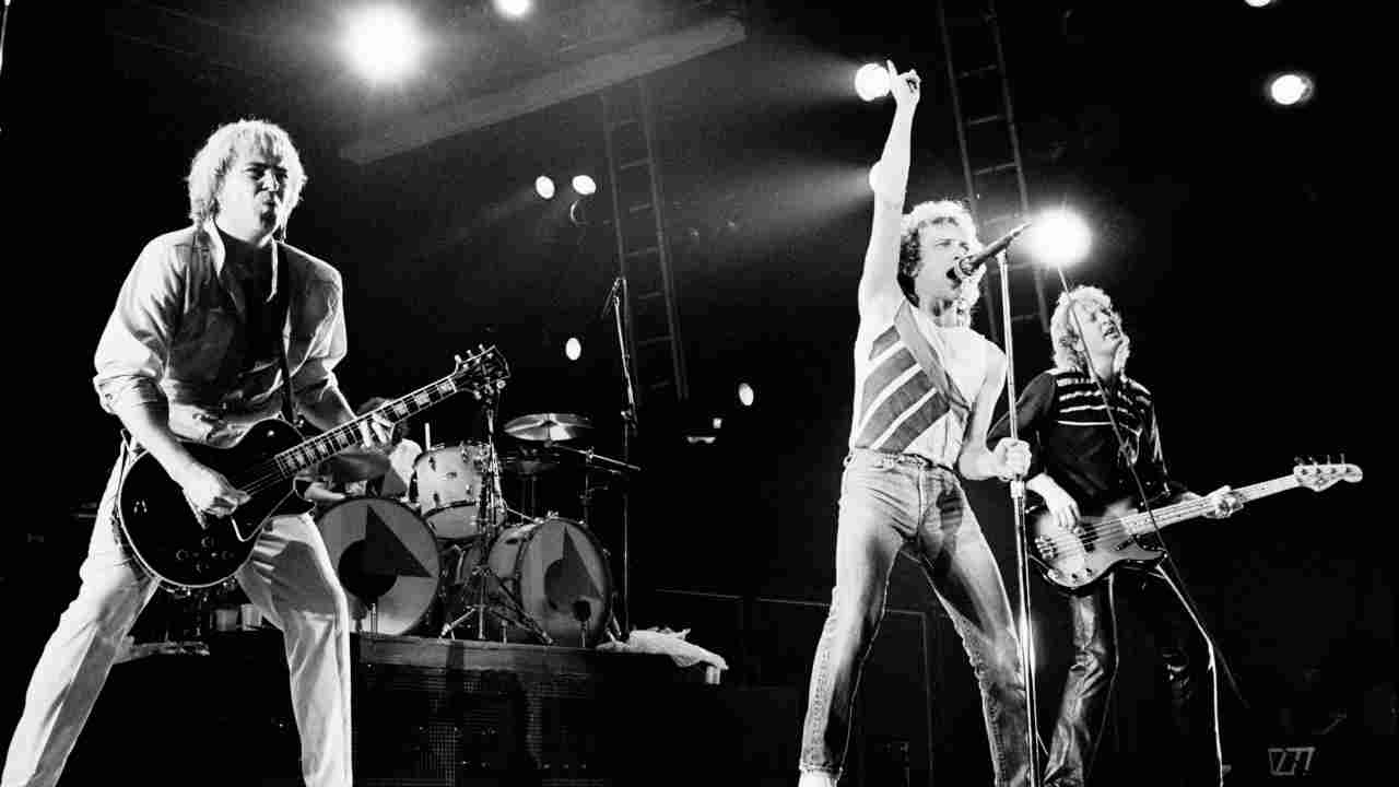 Foreigner performing onstage in 1981